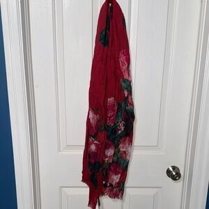 Talbots NWT red scarf